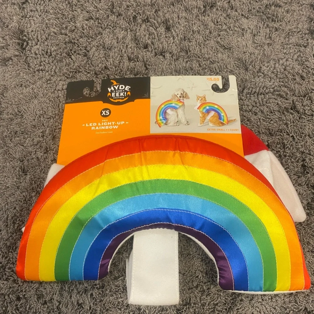 Dog or cat Rainbow, Pumpkin & Unicorn Costume Set - Multicolor
